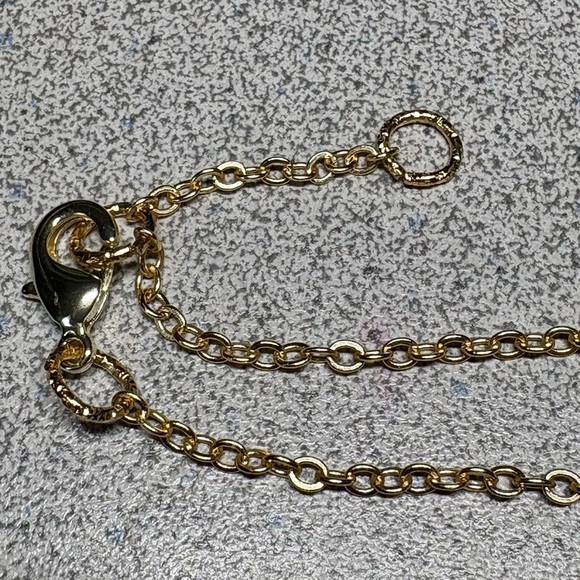 Elegant Gold and genuine Biwa pearl/Swarovski crystal blue and Green Necklace - Picture 14 of 15